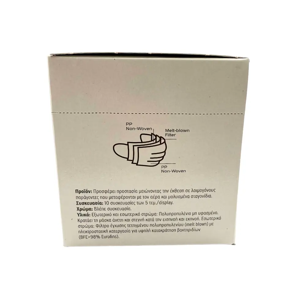 STAY SAFE AND PROTECTED ΜΑΣΚΑ 3PLY ΧΕΙΡΟΥΡΓΙΚΗ ΣΙΕΛ (50ΤΕΜ) - Image 4
