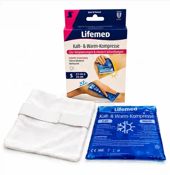 Lifemed – Παγοκύστη και θερμοφόρα Gel - 13cm x 14cm (Small)