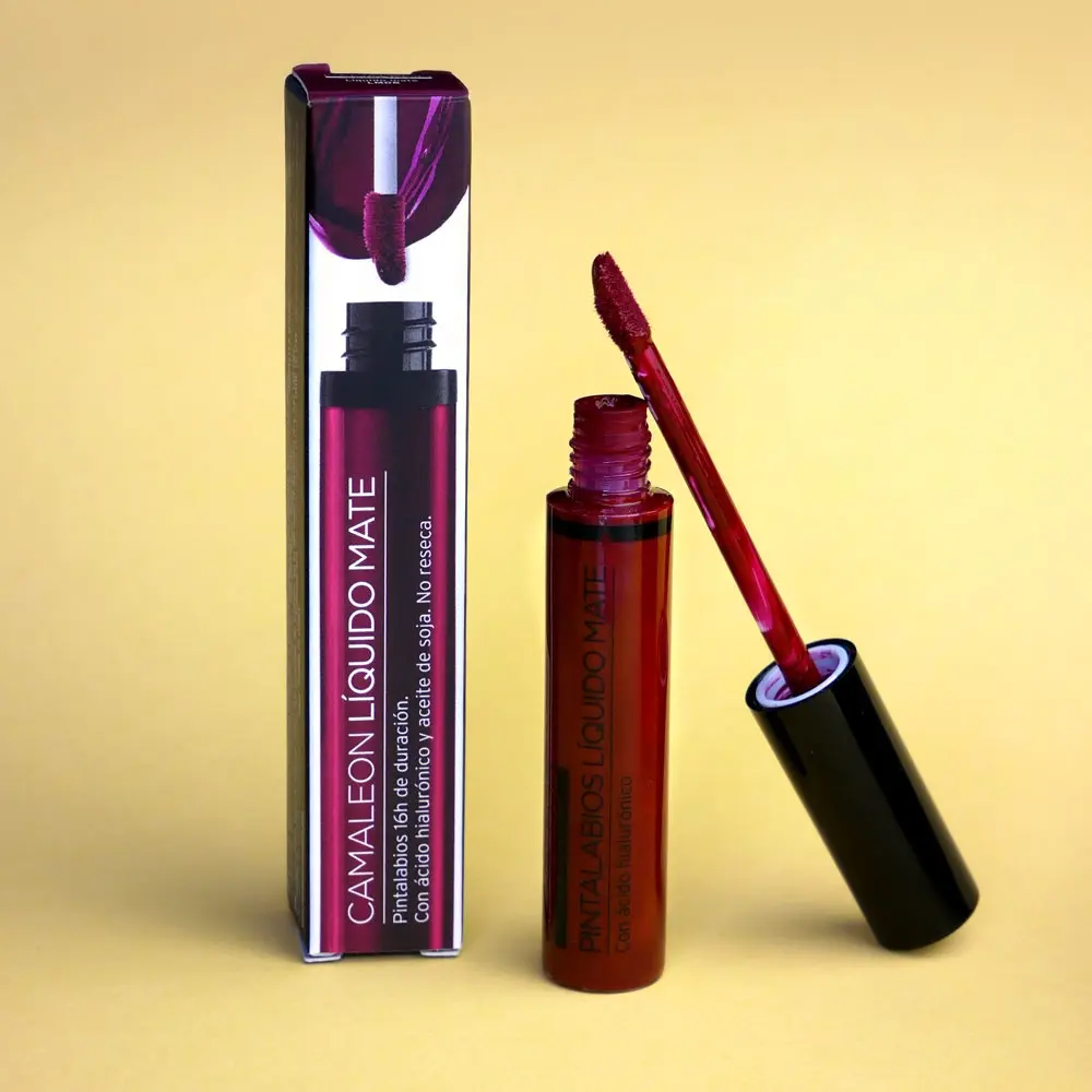 Camaleon Matte Liquid Lipstick Burgundy LM08 41342 - Image 3