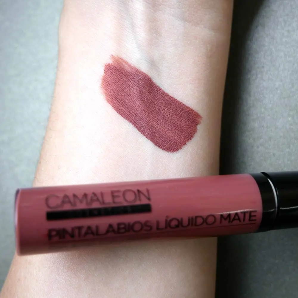 Camaleon Matte Liquid Lipstick Mocha Brown LM07 41341 - Image 9