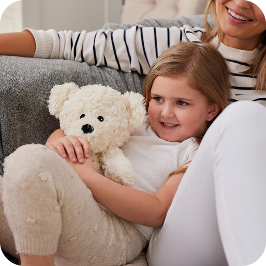 Warmies® Εκρού Σγουρομάλλικο Αρκουδάκι - Image 9