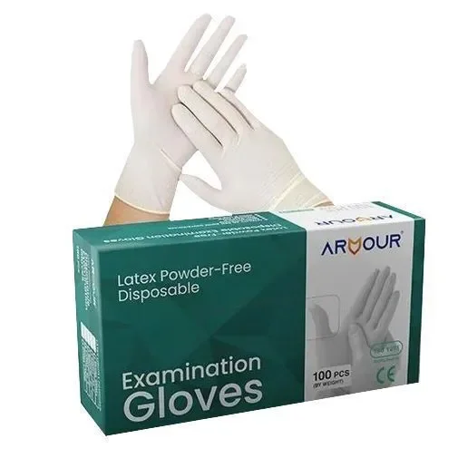 ARMOUR Latex Γάντια Χωρίς Πούδρα