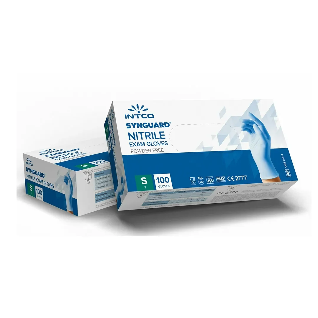 INTCO Γάντια Νιτριλίου Χωρίς Πούδρα
