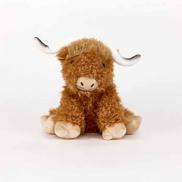 Warmies® Αγελάδα Highland με κέρατα